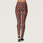 Bomen Plaid Pattern Leggings (Achterkant)