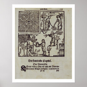 Bomen planten uit de Nederlandse Gardener van Joha Poster