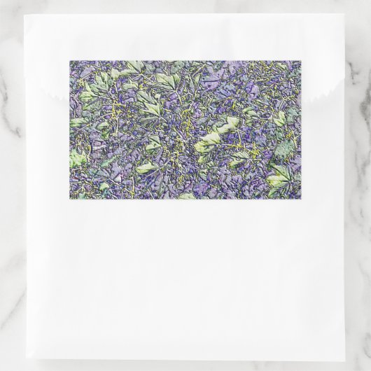 BOMEN RECHTHOEKIGE STICKER (Tas)