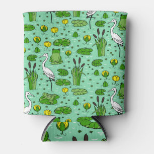 Bomen, reigers, lelies: zwerm. blikjeskoeler