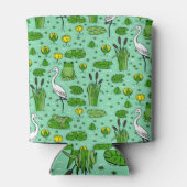 Bomen, reigers, lelies: zwerm. blikjeskoeler (Achterkant)