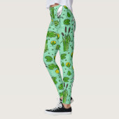 Bomen, reigers, lelies: zwerm. leggings (Links)