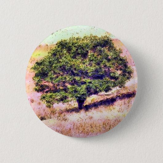 BOMEN RONDE BUTTON 5,7 CM (Voorkant)