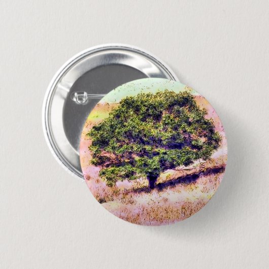 BOMEN RONDE BUTTON 5,7 CM (Voorkant /achterkant)