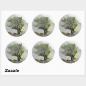 BOMEN RONDE STICKER (Vel)