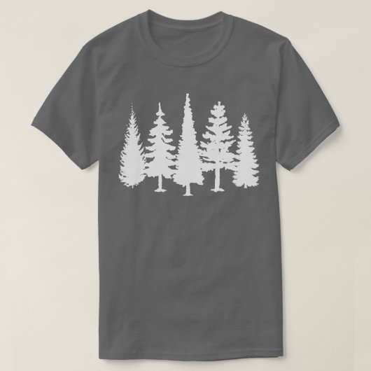 Bomen silhouet 7 t-shirt (Design voorkant)
