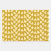 Bomen Sneeuwvlokken en Kerstmis met polka-stippen Inpakpapier Vel (Voorkant 3)