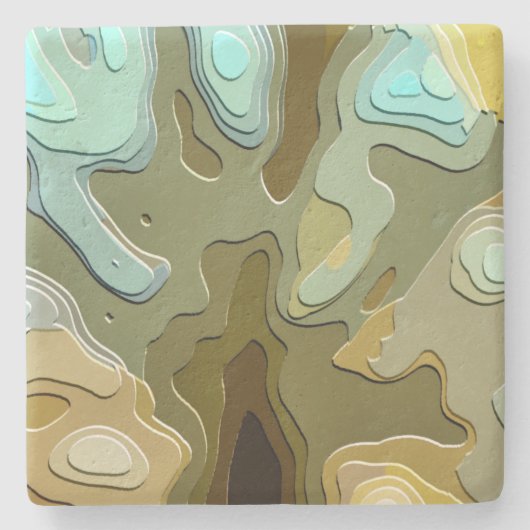 BOMEN STENEN ONDERZETTER (Voorkant)