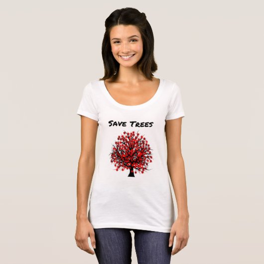 Bomen T-shirt (Voorkant volledig)