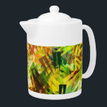 BOMEN THEEPOT<br><div class="desc">Een impressionistisch ontwerp van zomerbomen.</div>
