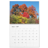 Bomen van 12 maanden kalender (Mar 2027)