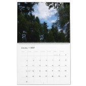 Bomen van 12 maanden kalender (Jan 2027)
