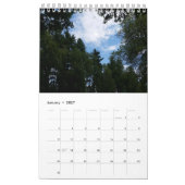Bomen van 12 maanden kalender (Jan 2027)
