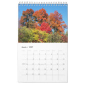 Bomen van 12 maanden kalender (Mar 2027)