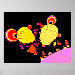 Bomen van de Happy Sun Poster