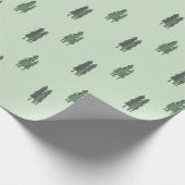 Bomen van groen cadeaupapier (Hoek)