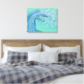 Bomen van het leven canvas afdruk (Insitu (Slaapkamer))