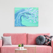 Bomen van het leven canvas afdruk (Insitu (Woonkamer))