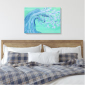 Bomen van het leven canvas afdruk (Insitu (Slaapkamer))