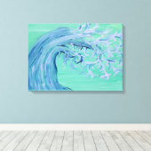 Bomen van het leven canvas afdruk (Insitu (Houten vloer))