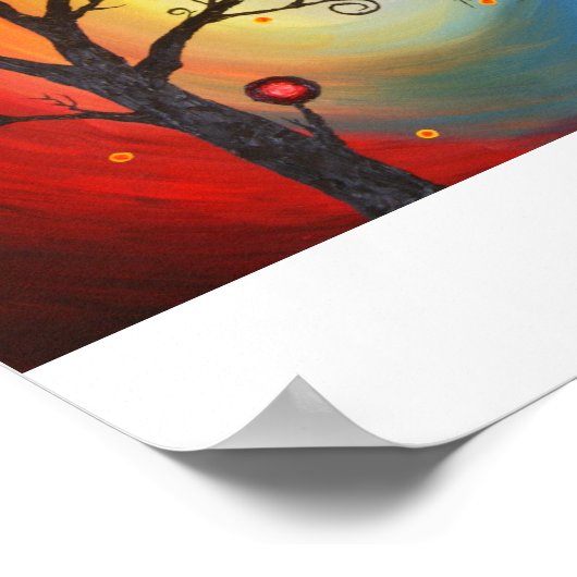 Bomen van het leven poster (Hoek)