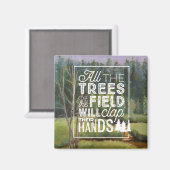 Bomen van het veld klappen hun handen—Aspen—Magnet Magneet (Voorkant / Achterkant)