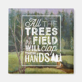 Bomen van het veld klappen hun handen—Aspen—Magnet Magneet (Voorkant)