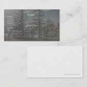 Bomen van het Visitekaartje van het meer (Voorkant / Achterkant)