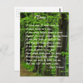 Bomen van: Joyce Klimer Briefkaart (Voorkant / Achterkant)