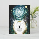 Bomen van Magic Woodland Verjaardag Kaart (Staand voorkant)