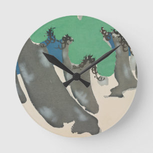 Bomen van Momoyogusa-Flowers van een honderd gener Ronde Klok