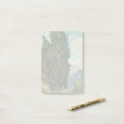 Bomen van Vincent Van Gogh Post-it® Notes (Op bureau)