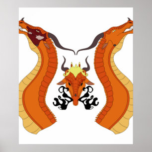 Bomen van vuur hoe spannend klassiek poster