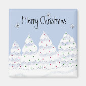 Bomen van wit magneet (Voorkant)