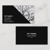 Bomen vertakt visitekaartje (Voorkant / Achterkant)