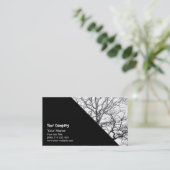 Bomen vertakt visitekaartje (Staand voorkant)