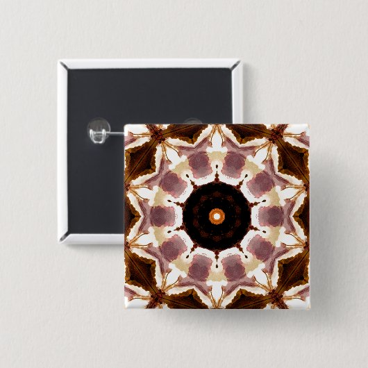 BOMEN VIERKANTE BUTTON 5,1 CM (Voorkant /achterkant)