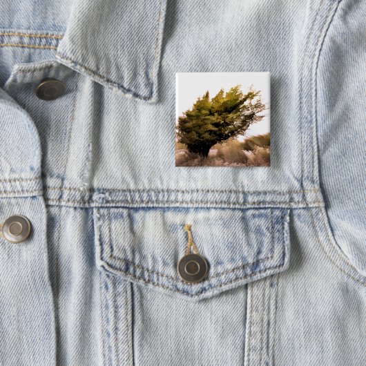 BOMEN VIERKANTE BUTTON 5,1 CM (In situ)