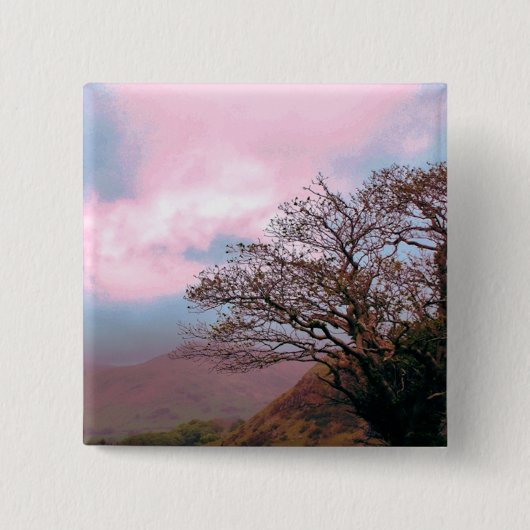 BOMEN VIERKANTE BUTTON 5,1 CM (Voorkant)