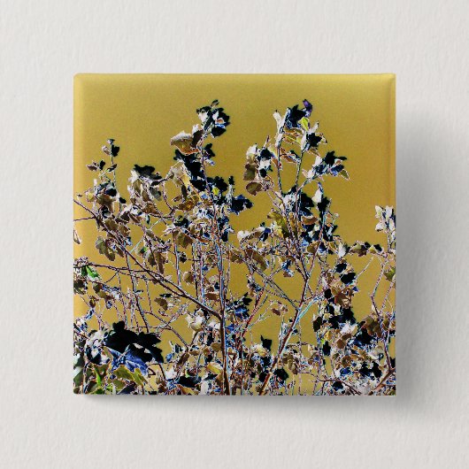 BOMEN VIERKANTE BUTTON 5,1 CM (Voorkant)