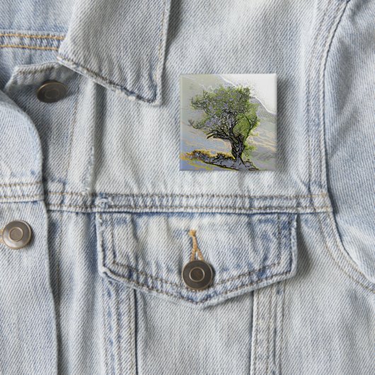 BOMEN VIERKANTE BUTTON 5,1 CM (In situ)