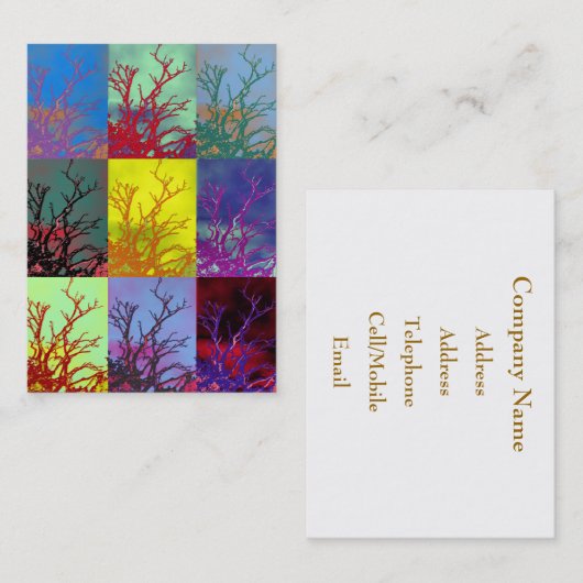 BOMEN VISITEKAARTJE (Voorkant / Achterkant)