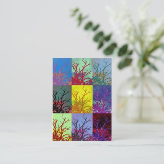 BOMEN VISITEKAARTJE (Staand voorkant)