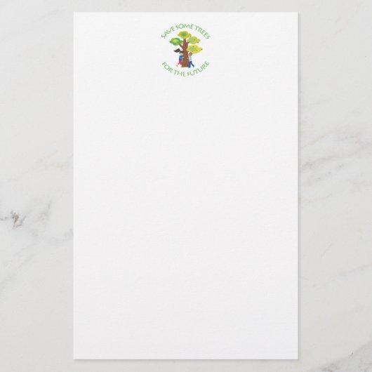 Bomen voor de toekomst briefpapier (Voorkant)