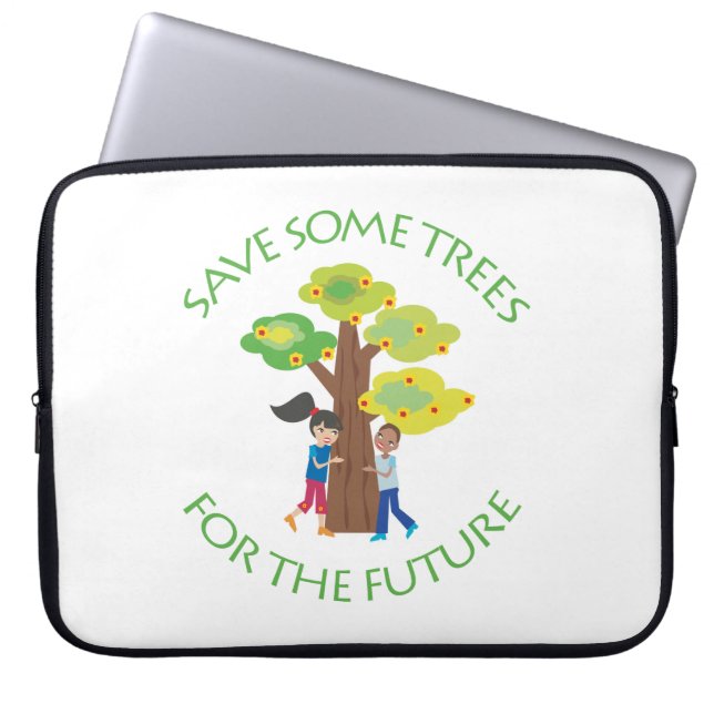 Bomen voor de toekomst laptop sleeve (Voorkant)