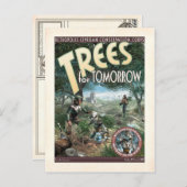 Bomen voor het Briefkaart Morgen (Voorkant / Achterkant)