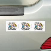 Bomen voor morgen bumpersticker (Op auto)