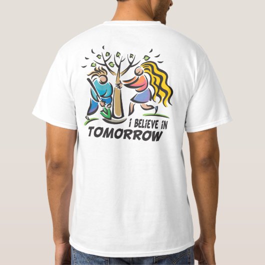 Bomen voor morgen t-shirt (Achterkant)