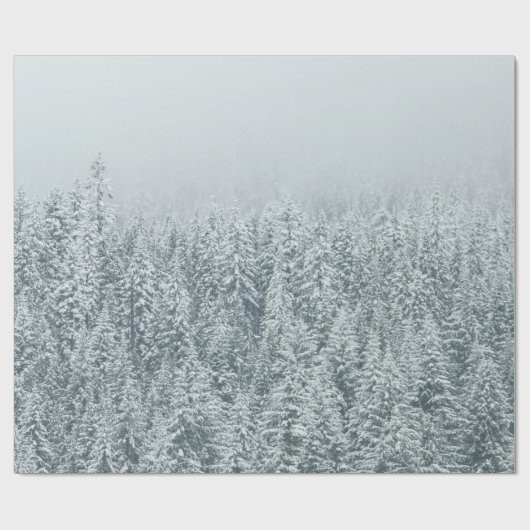 BOMEN VOOR SNEEUW CADEAUPAPIER (Vlak)
