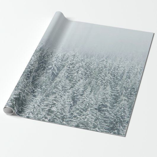 BOMEN VOOR SNEEUW CADEAUPAPIER (Uitgerold)